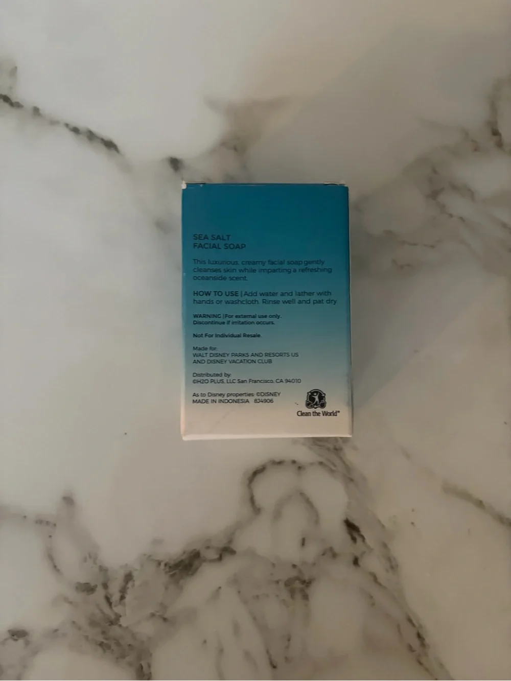 Disney H2O+ Beauty Sea Salt Facial Soap - Blue & White